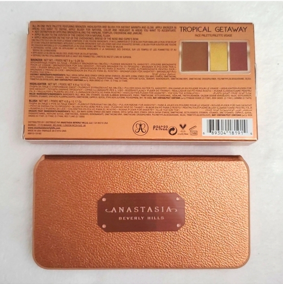 Anastasia Beverly Hills ABH TROPICAL GETAWAY Face Palette in Deep - Picture 7 of 12
